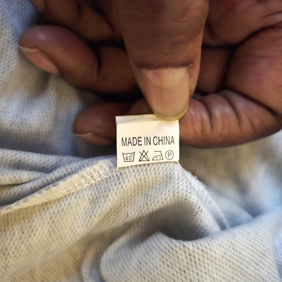 Gray Cropped Oversize Sweat Shirt & Tank Top Set size M-L - Picture 7 of 13